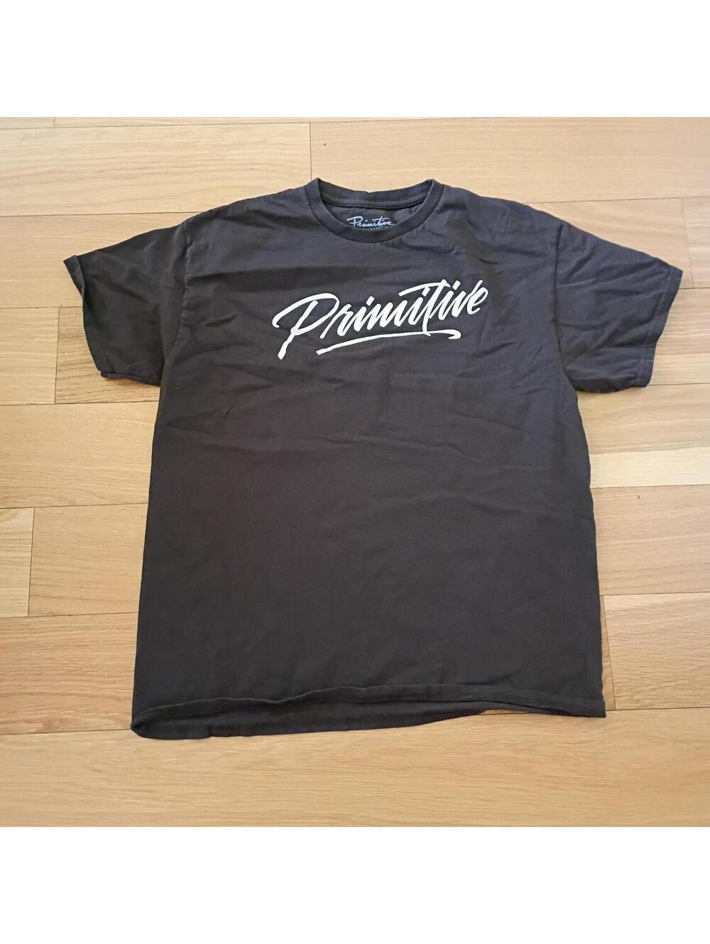 Primitive Men's Black and Brown Tshirt
